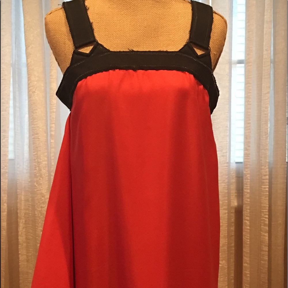 Bottego Veneta Fabulous red silk dress size S